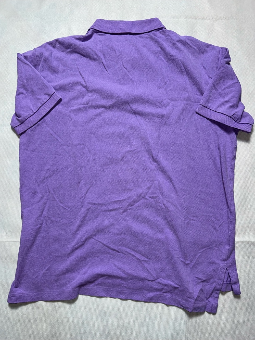Polo Ralph Lauren, purple short sleeve polo size large - Picture 4 of 4